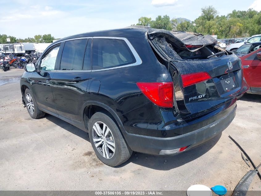 2016 HONDA PILOT EXL - 5FNYF6H57GB067565