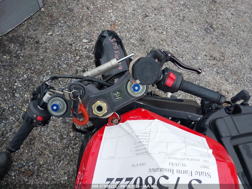 2007 SUZUKI GSX-R750 - JS1GR7KA972106376