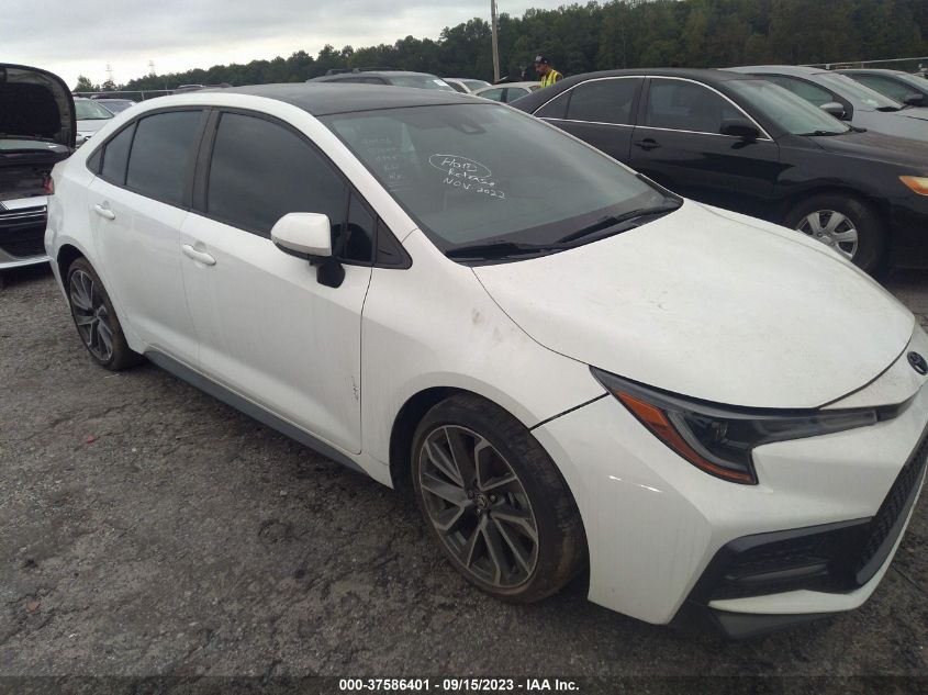 5YFS4MCE7MP075995 TOYOTA COROLLA SE/NIGHTSHADE/APEX SE 2021
