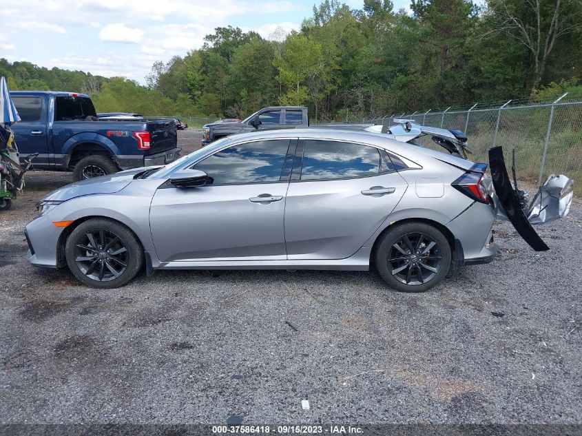 2021 HONDA CIVIC HATCHBACK EX - SHHFK7H63MU226643