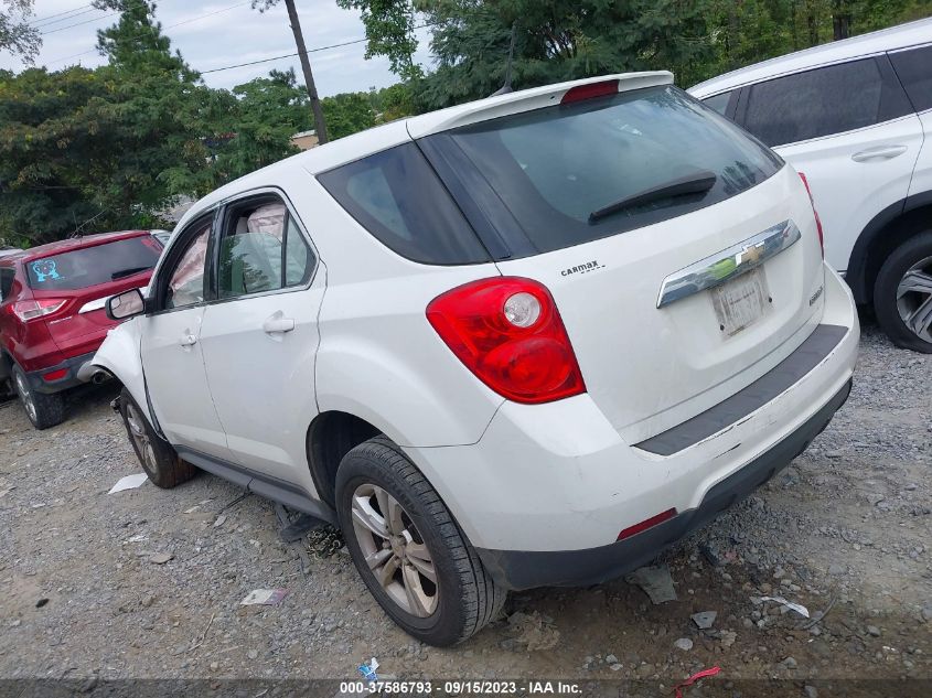 2013 CHEVROLET EQUINOX LS - 2GNALBEK8D1262562