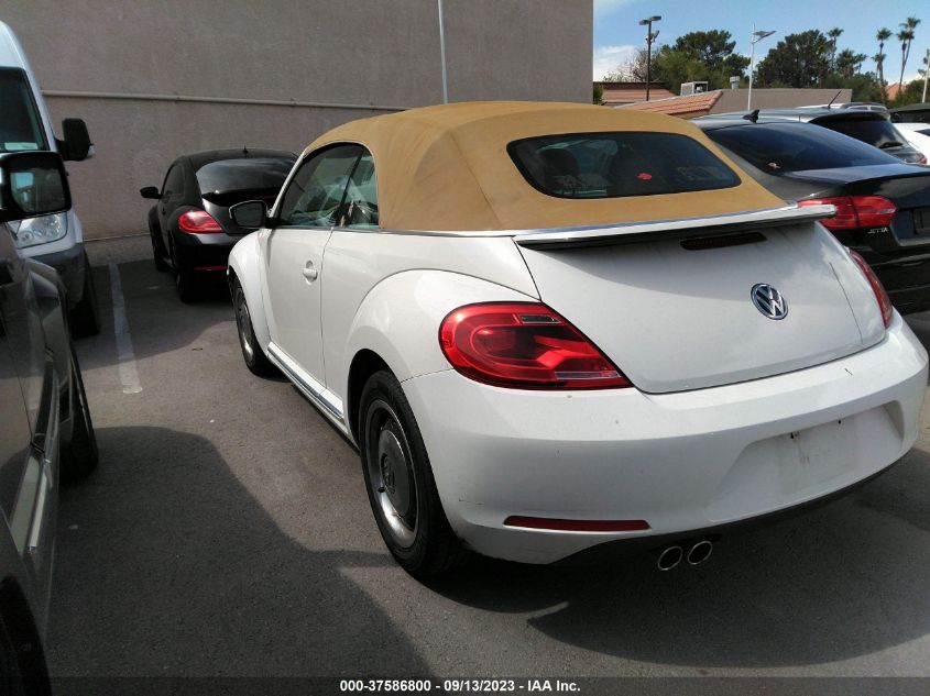 2013 VOLKSWAGEN BEETLE CONVERTIBLE 2.5L 3VW5X7AT4DM810847