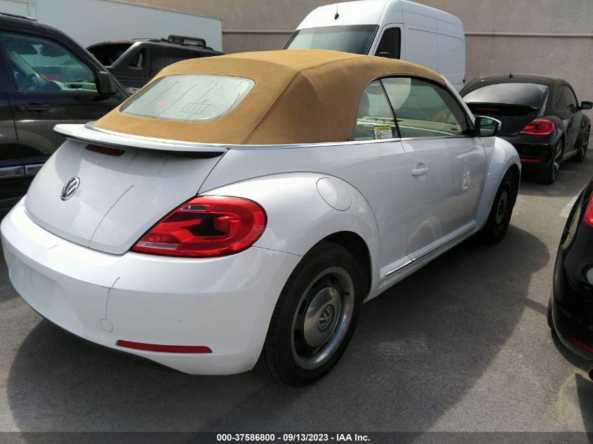 2013 VOLKSWAGEN BEETLE CONVERTIBLE 2.5L 3VW5X7AT4DM810847