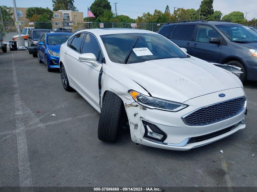 2019 FORD FUSION TITANIUM - 3FA6P0K93KR108610