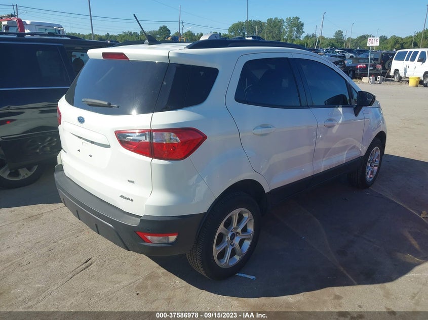 2021 FORD ECOSPORT 2.0L I4 FI DOHC 16V (VIN: MAJ6S3GLXMC396339