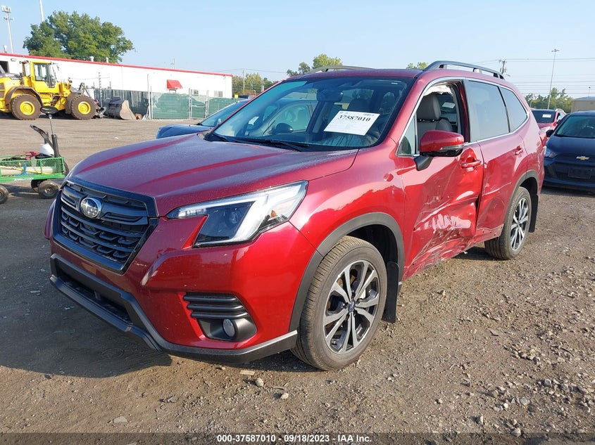 VIN JF2SKAPC7NH480637 2022 SUBARU FORESTER LIMITED