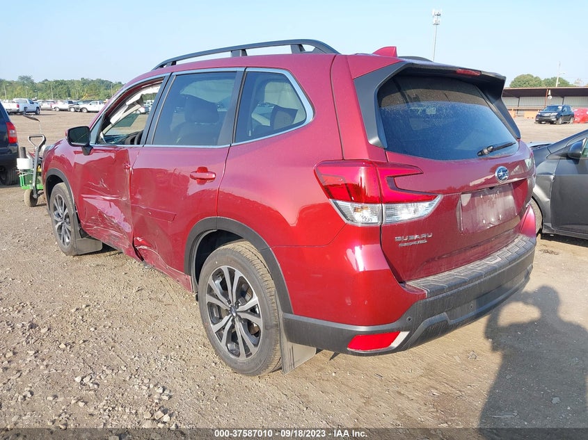 VIN JF2SKAPC7NH480637 2022 SUBARU FORESTER LIMITED