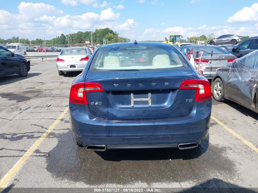 2015 VOLVO S60 T5 DRIVE-E PREMIER - YV126MFK8F1344826