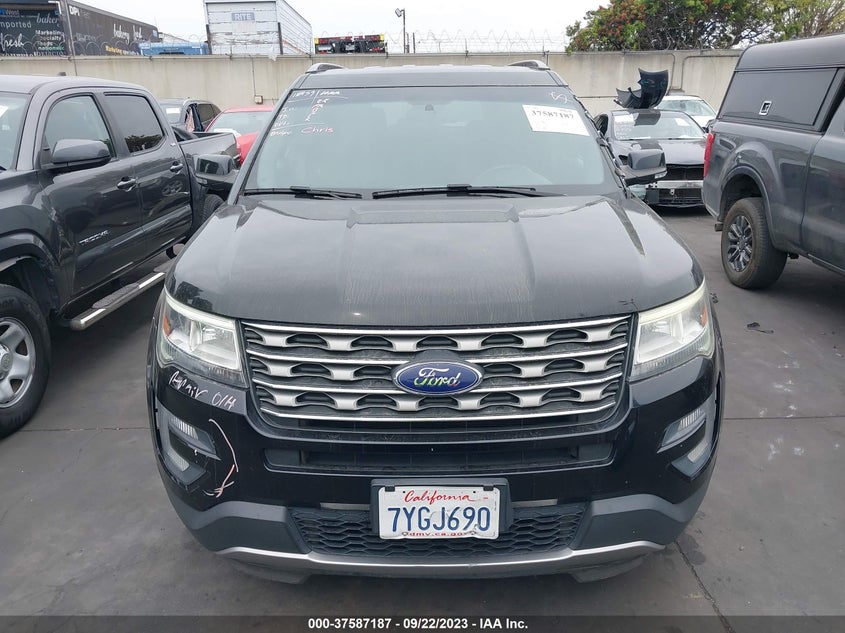 VIN 1FM5K7D83HGC85073 2017 FORD EXPLORER XLT