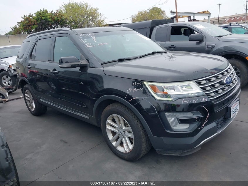 VIN 1FM5K7D83HGC85073 2017 FORD EXPLORER XLT