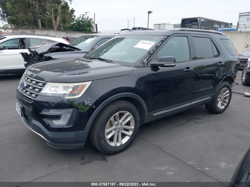 VIN 1FM5K7D83HGC85073 2017 FORD EXPLORER XLT