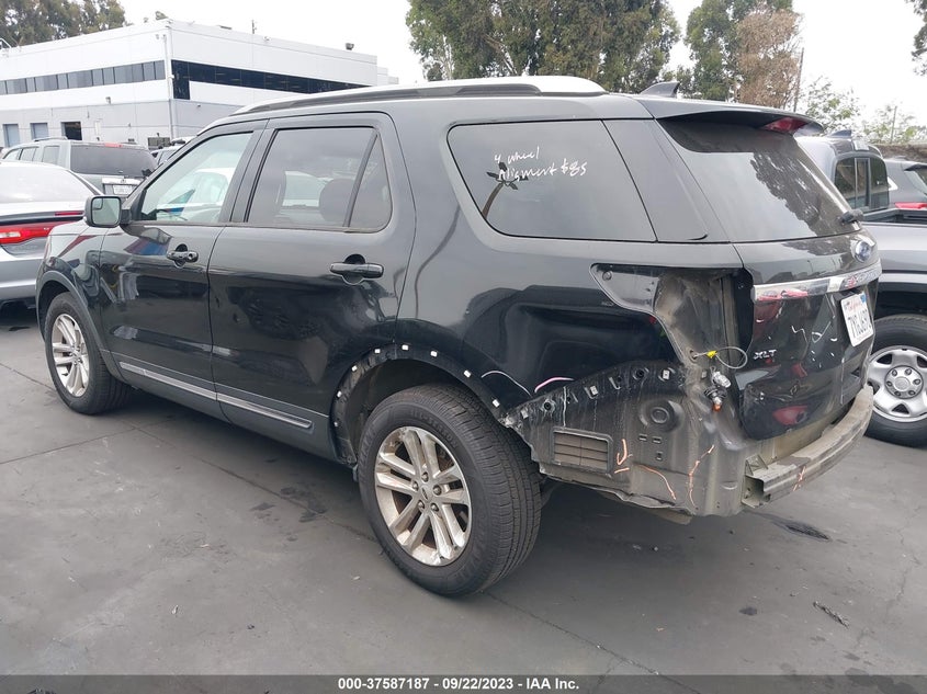 VIN 1FM5K7D83HGC85073 2017 FORD EXPLORER XLT