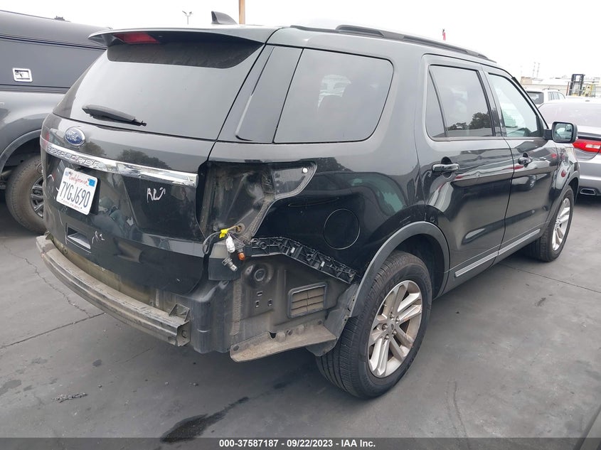 VIN 1FM5K7D83HGC85073 2017 FORD EXPLORER XLT