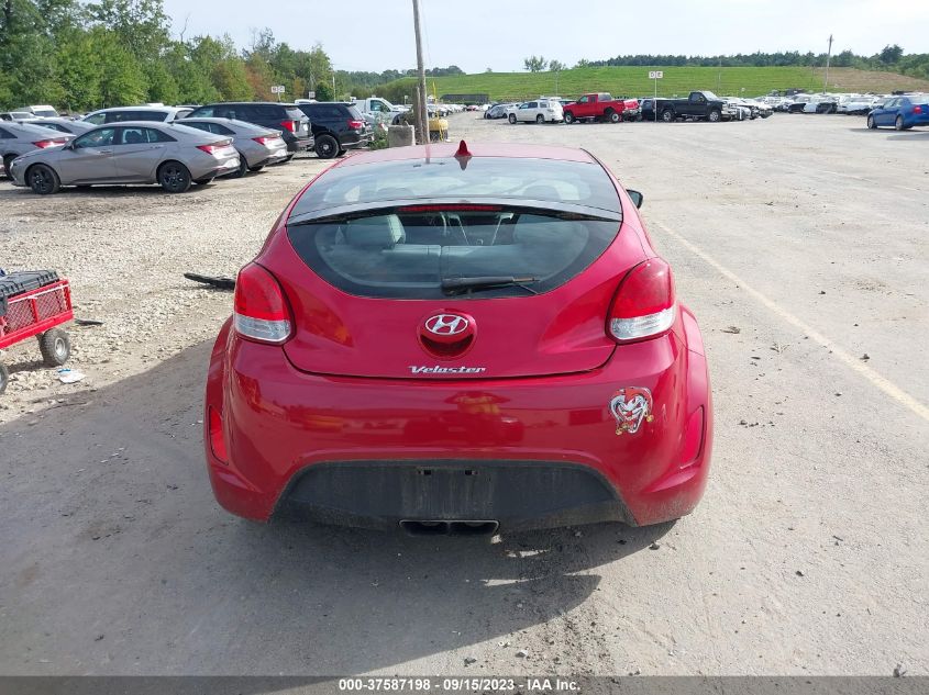 2013 HYUNDAI VELOSTER W/GRAY INT - KMHTC6AD8DU145385