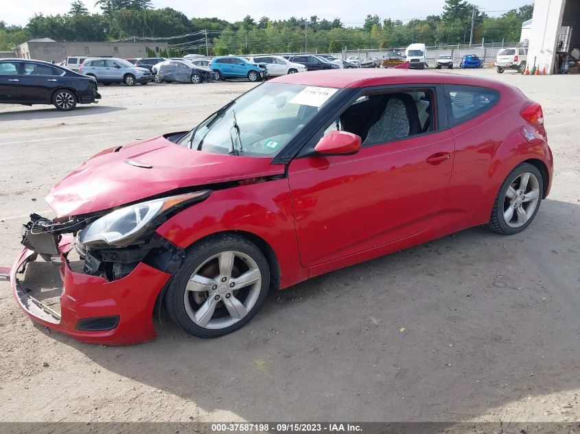 2013 HYUNDAI VELOSTER W/GRAY INT - KMHTC6AD8DU145385