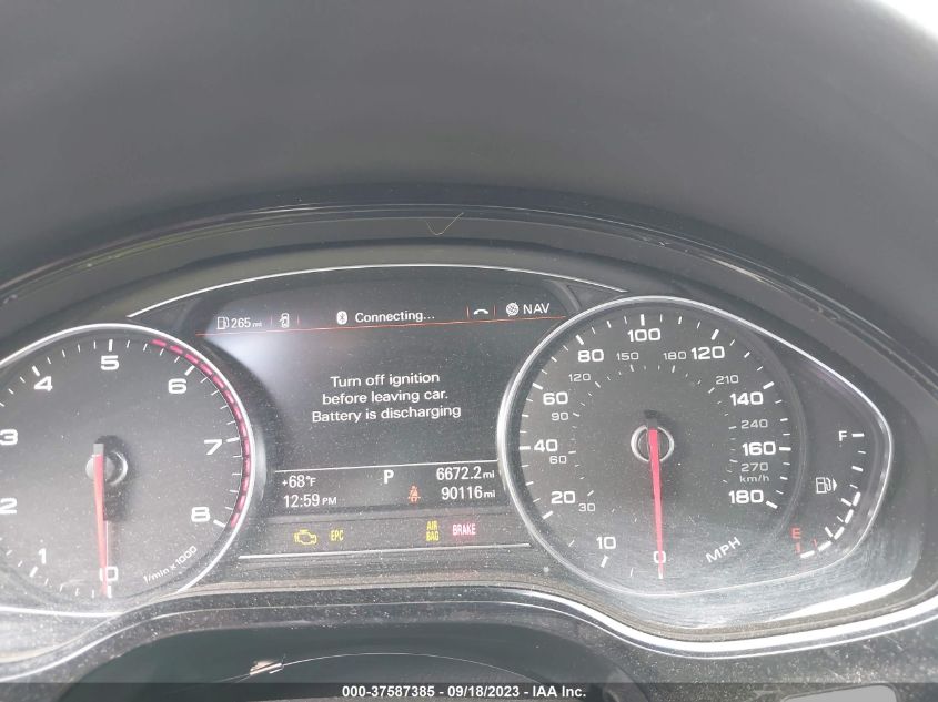 2015 AUDI A8 L 4.0T WAU32AFD0FN038313