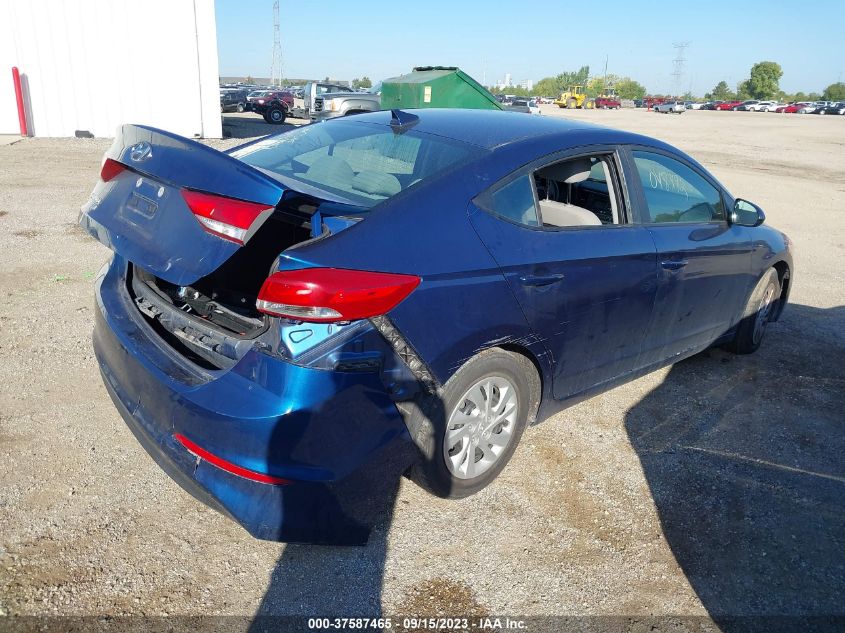 2017 HYUNDAI ELANTRA SE - 5NPD74LF3HH148842