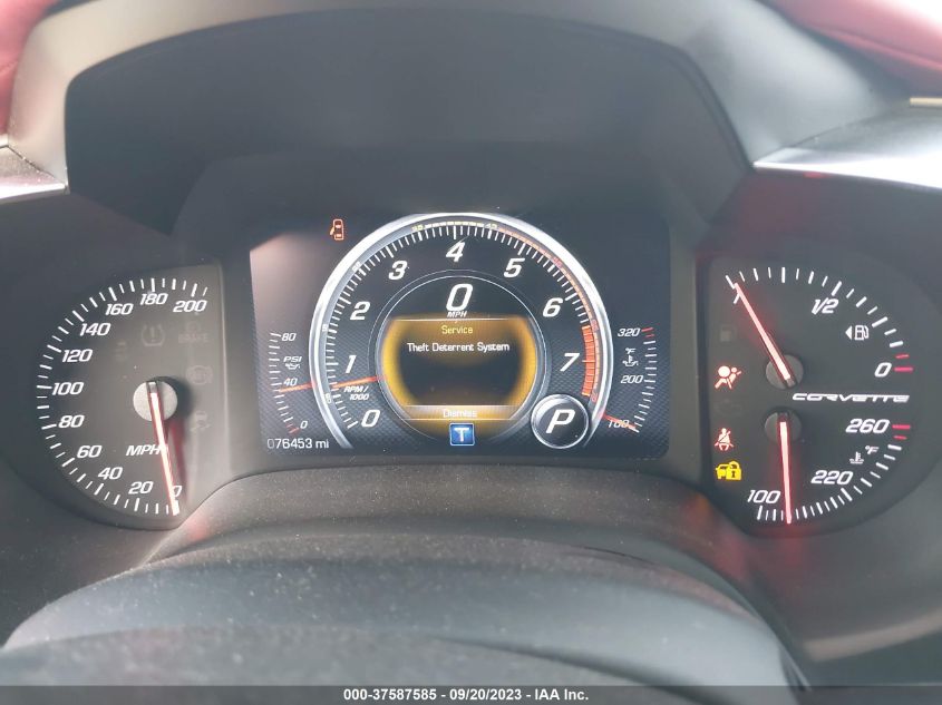 2014 CHEVROLET CORVETTE STINGRAY Z51 3LT 1G1YM2D78E5113255