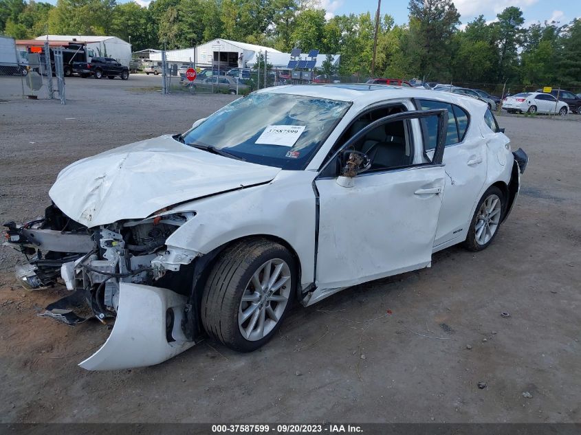 2013 LEXUS CT 200H HYBRID - JTHKD5BH9D2171660