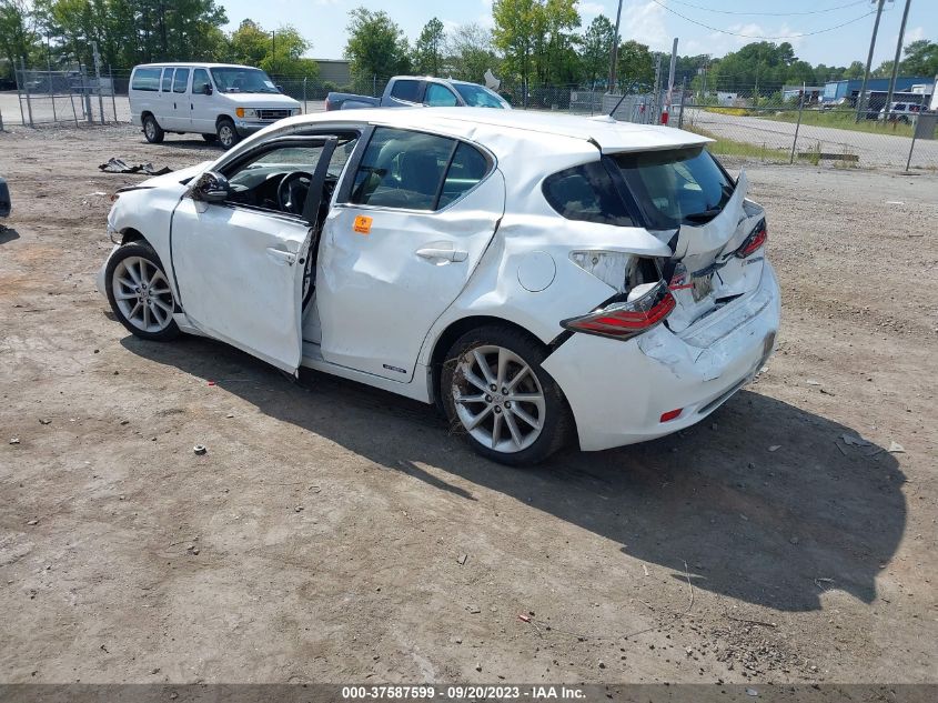 2013 LEXUS CT 200H HYBRID - JTHKD5BH9D2171660
