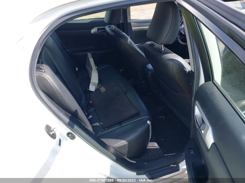 2013 LEXUS CT 200H HYBRID - JTHKD5BH9D2171660