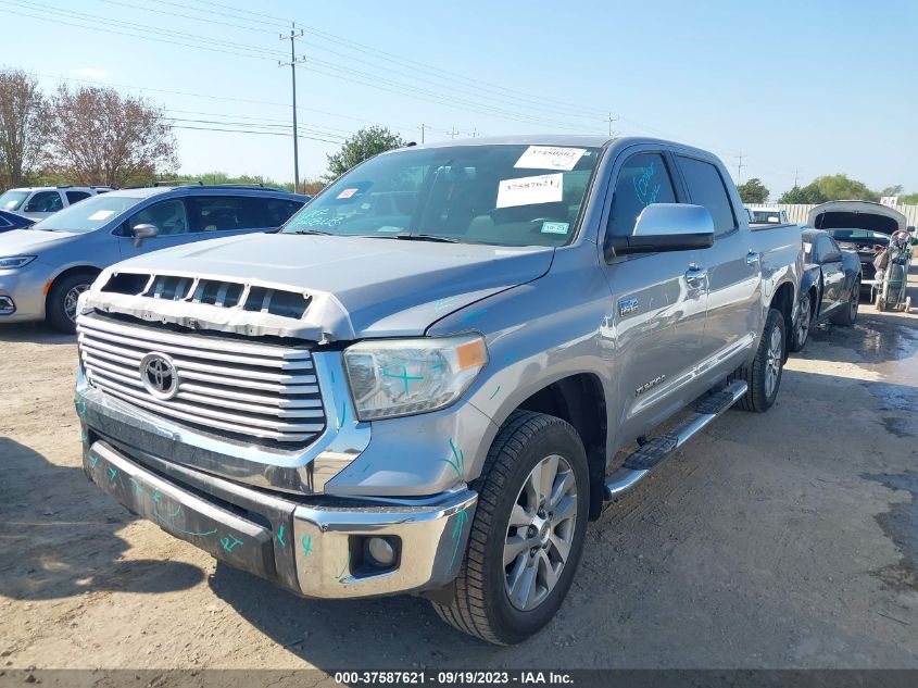 2014 TOYOTA TUNDRA 4WD TRUCK LTD 5TFHW5F18EX400644