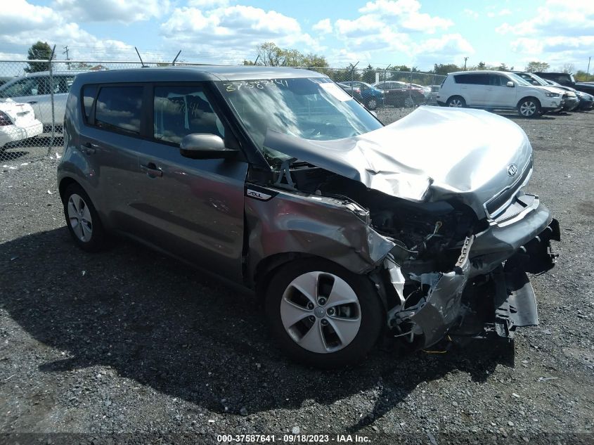 2016 KIA SOUL BASE - KNDJN2A21G7409546