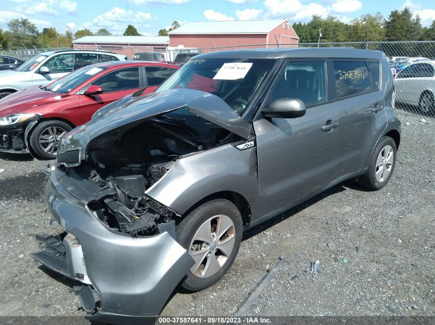2016 KIA SOUL BASE - KNDJN2A21G7409546
