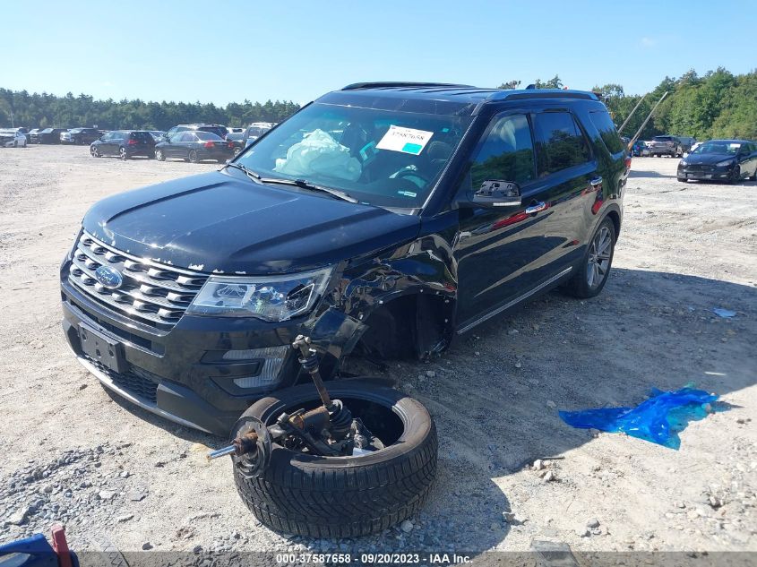 2017 FORD EXPLORER LIMITED - 1FM5K8F86HGC93932