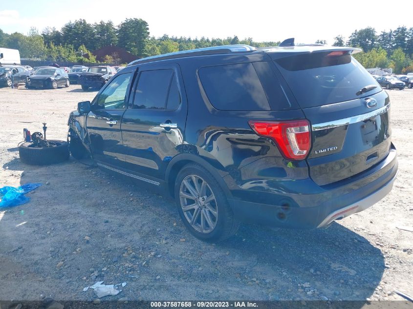 2017 FORD EXPLORER LIMITED - 1FM5K8F86HGC93932