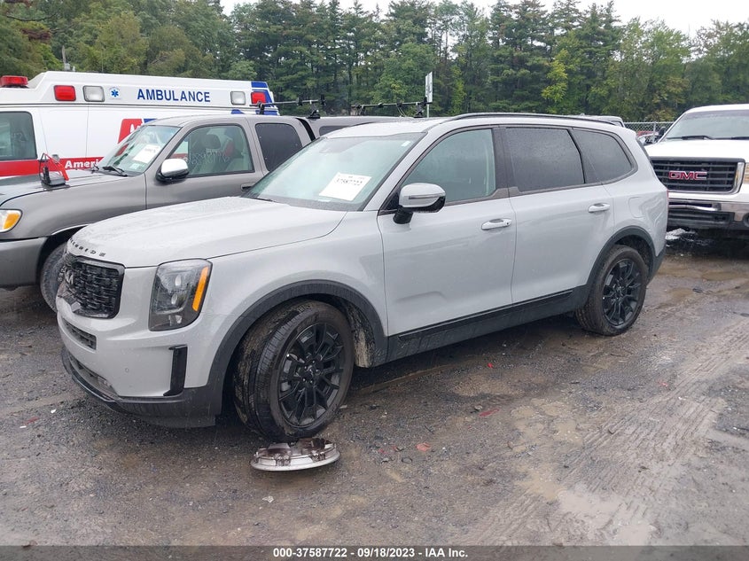 VIN 5XYP5DHC9NG309831 2022 KIA TELLURIDE SX