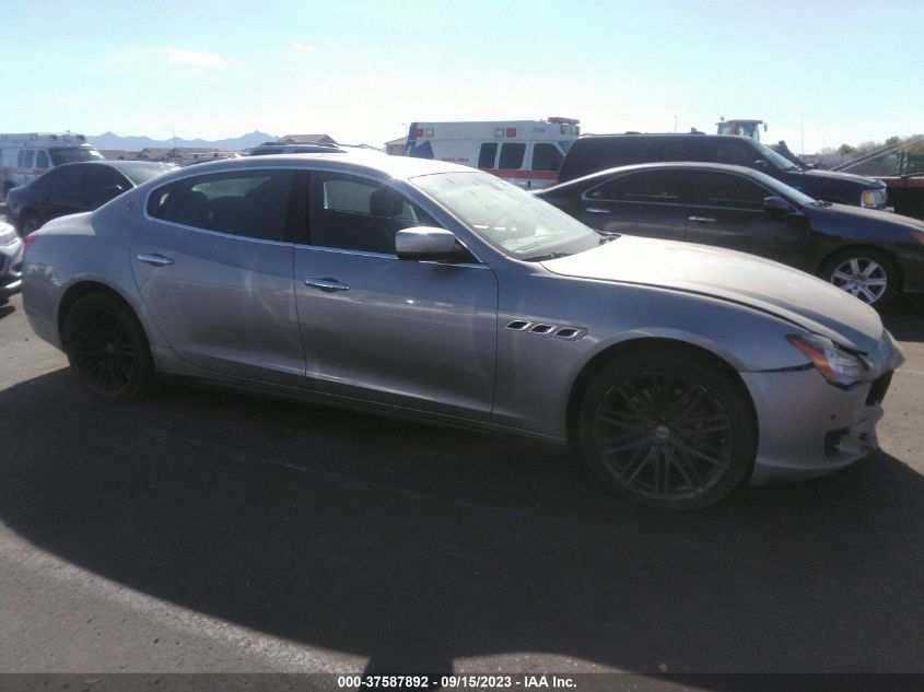 2014 MASERATI QUATTROPORTE S Q4 ZAM56RRA6E1095696