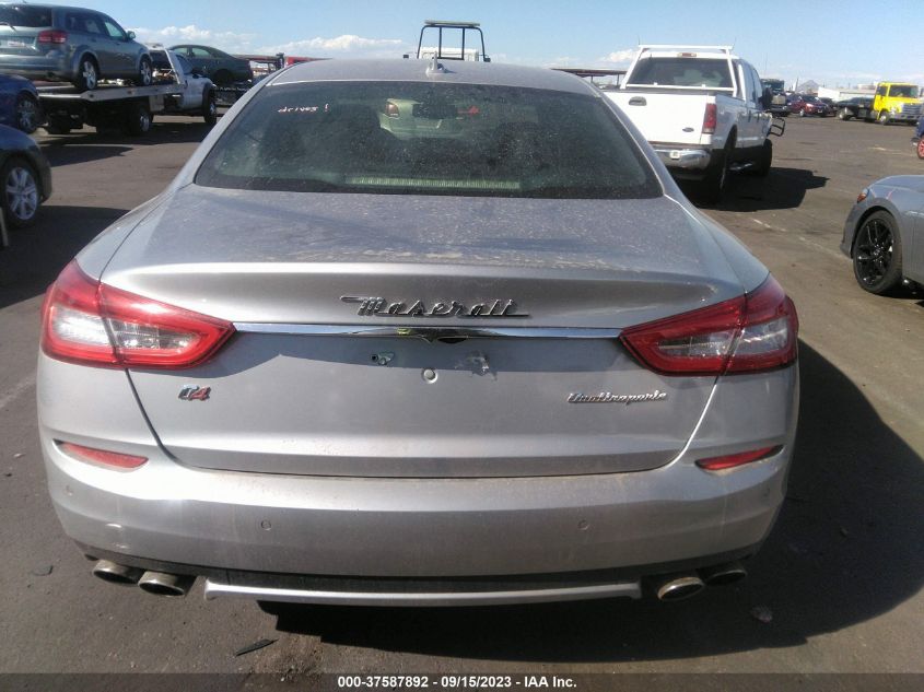 2014 MASERATI QUATTROPORTE S Q4 ZAM56RRA6E1095696