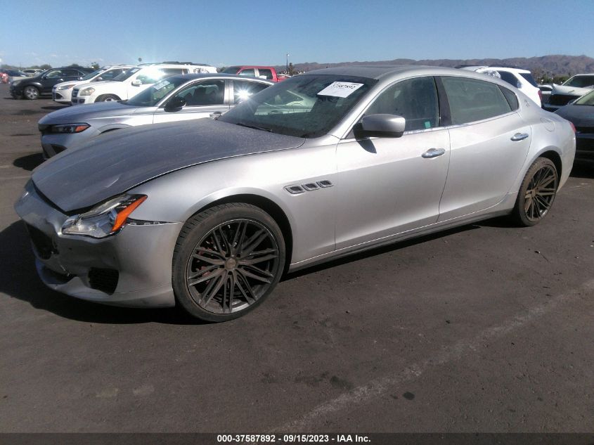 2014 MASERATI QUATTROPORTE S Q4 ZAM56RRA6E1095696