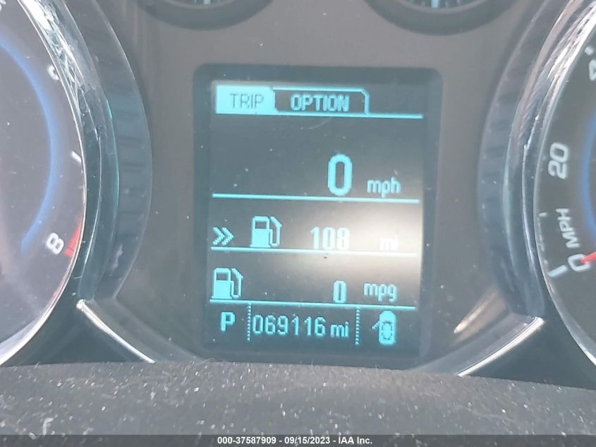 2013 CHEVROLET CRUZE 2LT - 1G1PE5SB6D7190646