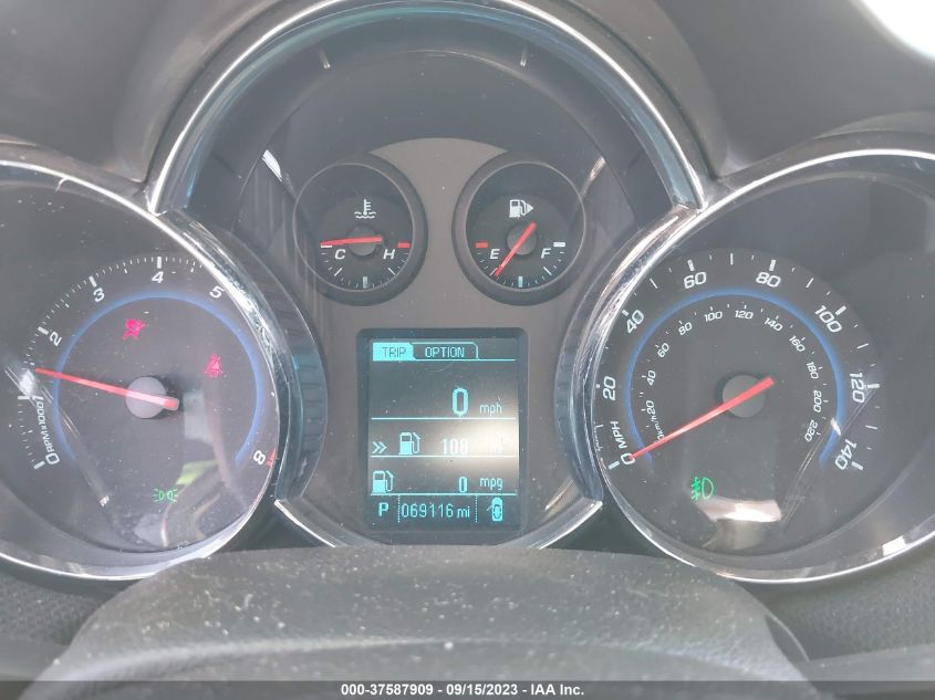 2013 CHEVROLET CRUZE 2LT - 1G1PE5SB6D7190646