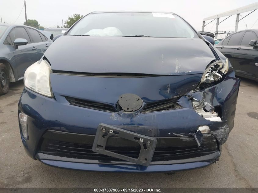 2013 TOYOTA PRIUS ONE/TWO/THREE/FOUR/FIVE - JTDKN3DU6D1717222
