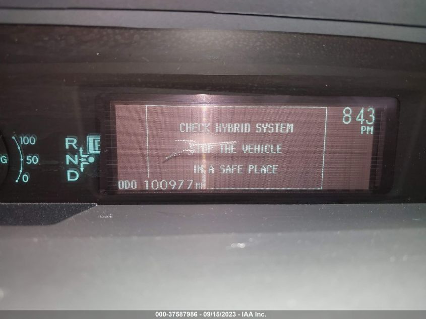 2013 TOYOTA PRIUS ONE/TWO/THREE/FOUR/FIVE - JTDKN3DU6D1717222