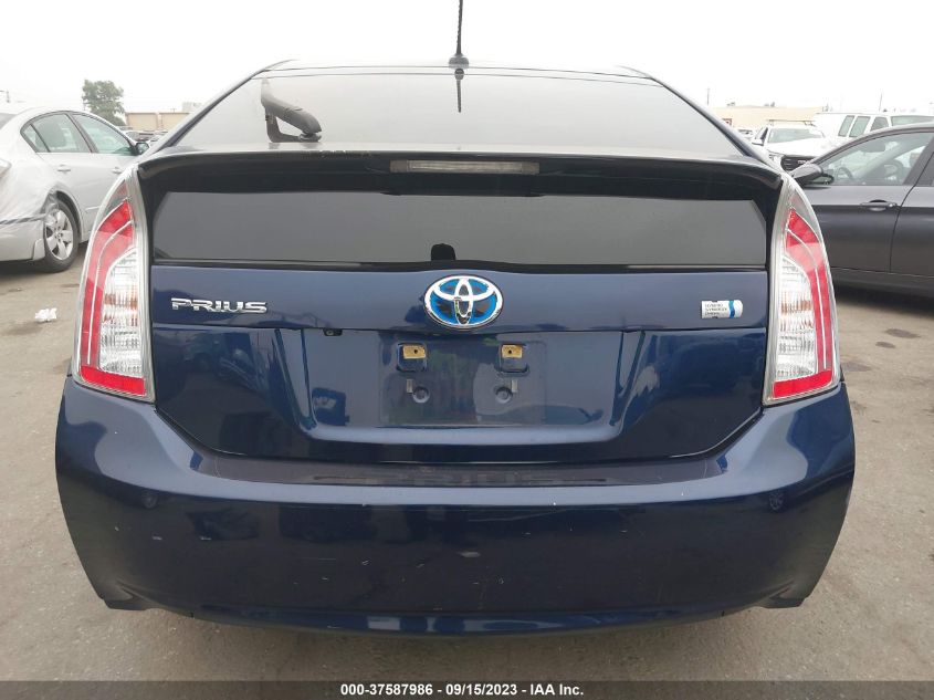 2013 TOYOTA PRIUS ONE/TWO/THREE/FOUR/FIVE - JTDKN3DU6D1717222