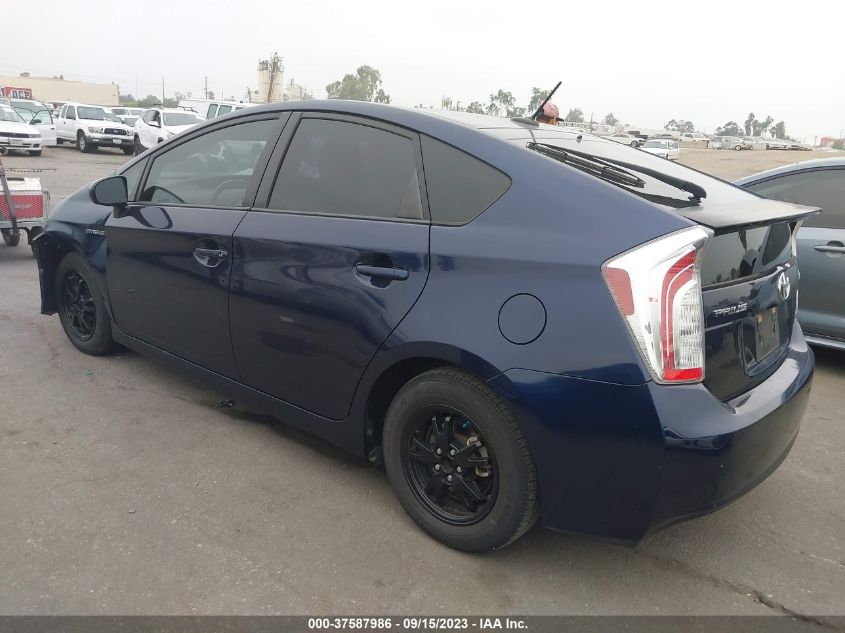 2013 TOYOTA PRIUS ONE/TWO/THREE/FOUR/FIVE - JTDKN3DU6D1717222