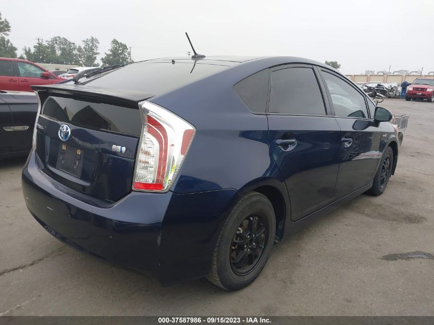 2013 TOYOTA PRIUS ONE/TWO/THREE/FOUR/FIVE - JTDKN3DU6D1717222