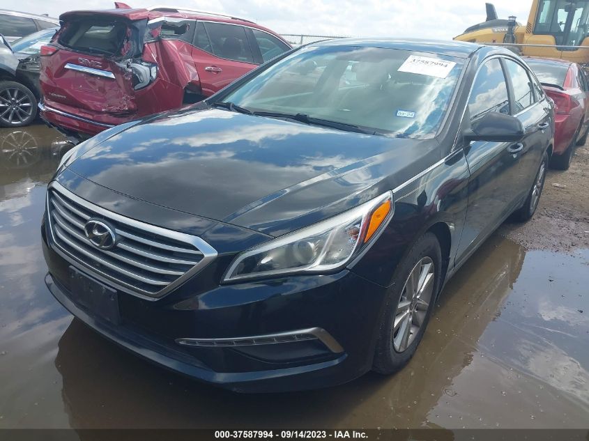 2015 HYUNDAI SONATA 2.4L SE - 5NPE24AFXFH094880