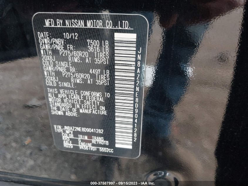 2013 INFINITI QX56 JN8AZ2NE8D9041282