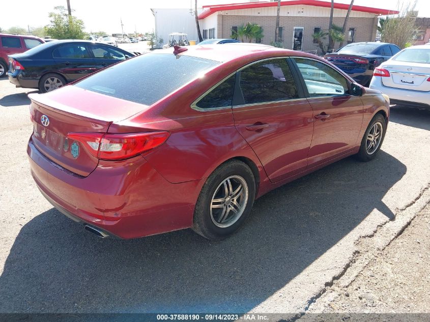 2015 HYUNDAI SONATA SE - 5NPE24AF5FH178167