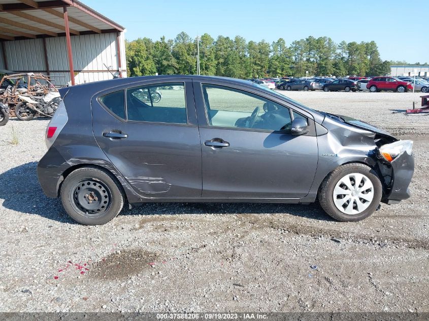 2013 TOYOTA PRIUS C ONE/TWO/THREE/FOUR - JTDKDTB32D1538396