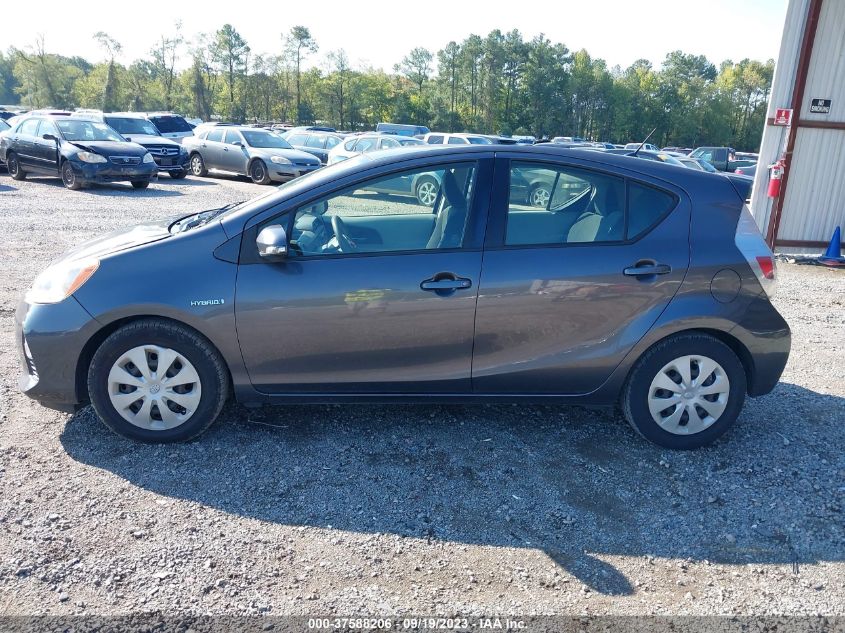 2013 TOYOTA PRIUS C ONE/TWO/THREE/FOUR - JTDKDTB32D1538396