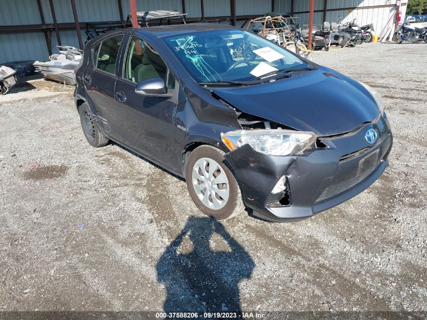2013 TOYOTA PRIUS C ONE/TWO/THREE/FOUR - JTDKDTB32D1538396