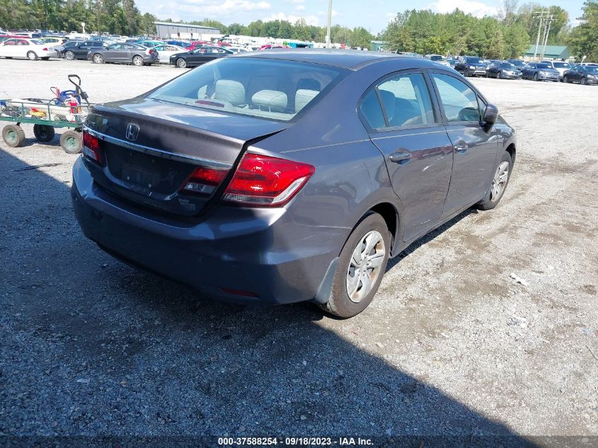 2014 HONDA CIVIC SEDAN LX - 19XFB2F59EE081193