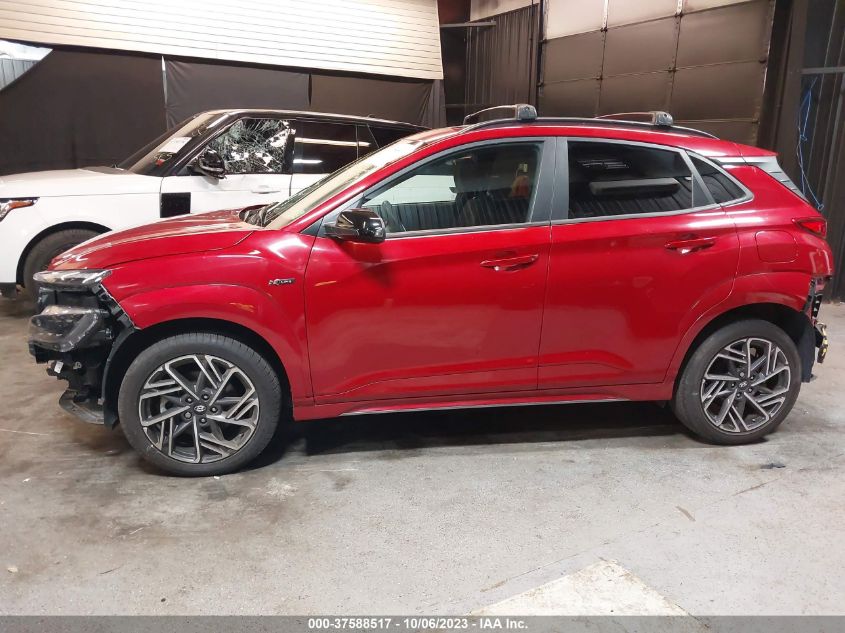 2022 HYUNDAI KONA N LINE - KM8K3CA31NU923982