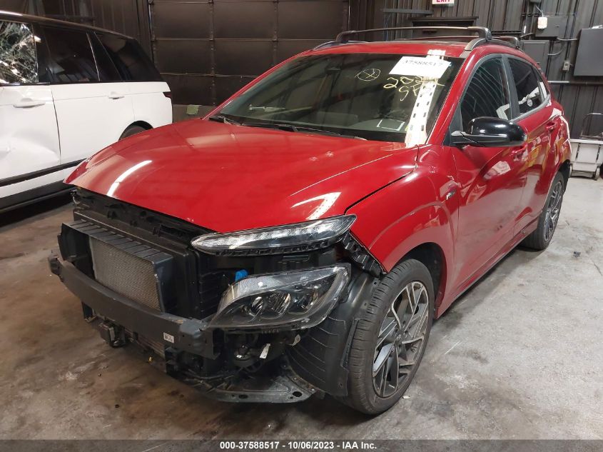 2022 HYUNDAI KONA N LINE - KM8K3CA31NU923982